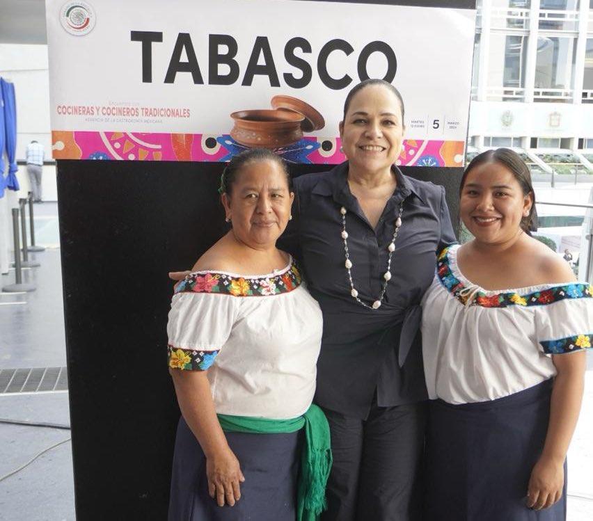 Participan 3 restaurantes tabasqueños en Encuentro de Cocineras y Cocineros Tradicionales en el Senado