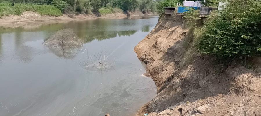 Construirá Conagua 3 espigones de piedra en El Cedral, para mitigar erosión