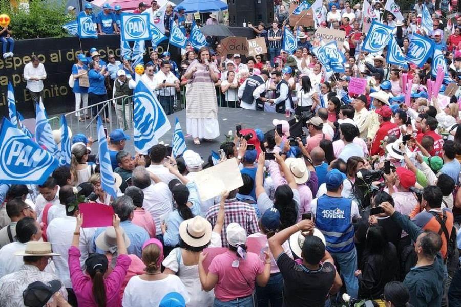 Tabasqueños decidirán quién será su gobernador: Xóchitl al referirse a Fócil y Beaurregard