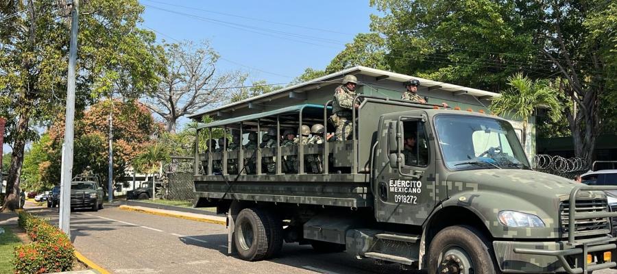 Refuerzan ´Tabasco seguro´ con otros 300 elementos