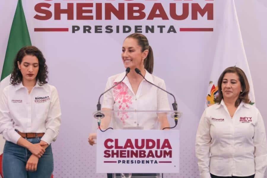 Rechaza Sheinbaum que elección vaya a ser violenta