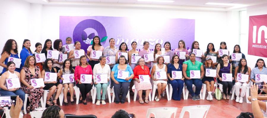 Por Día Internacional de la Mujer, reconoce Injudet a 34 personalidades en ámbito deportivo y juventud