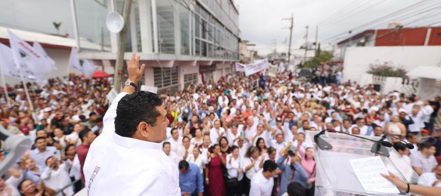 16 de marzo arranque de campaña de May en Paraíso, Comalcalco y Huimanguillo