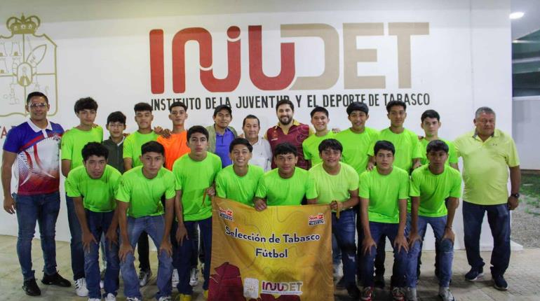 Viaja Selección tabasqueña juvenil al Campeonato de futbol Scotiabank