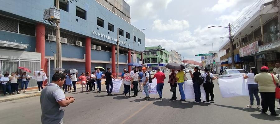 Con bloqueo en Méndez trabajadores de Salud piden cambiar cuotas sindicales al SINAITSA