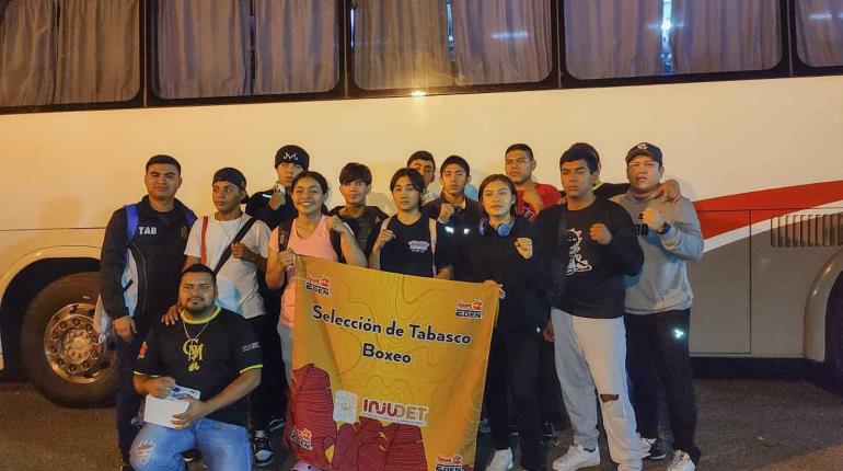 Selección tabasqueña de Boxeo comienza participación en Macroregionales