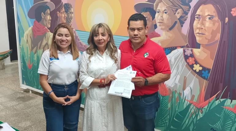 Se registra Beaurregard como candidata al gobierno por Fuerza y Corazón por Tabasco