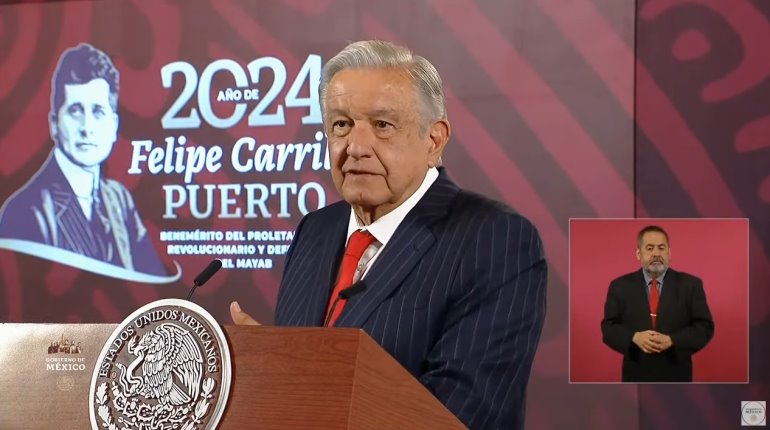 Mote de "narco presidente" políticamente nos conviene: AMLO