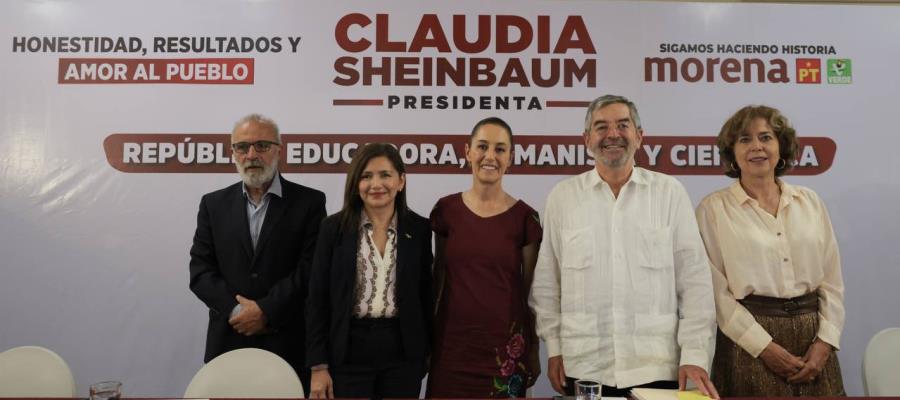 Presenta Sheinbaum eje "República educadora, humanista y científica"