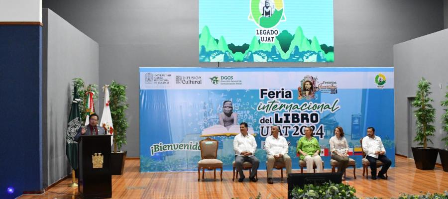 Inaugura UJAT Feria Internacional del Libro 2024