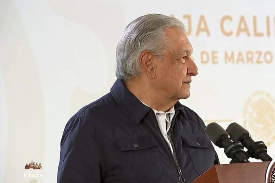 Anuncia AMLO inversión de 1,300 mdd para construcción de plantas de energía eléctrica en Baja California