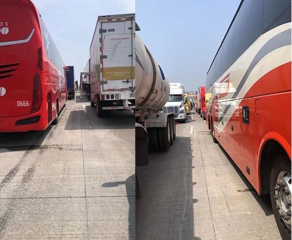 Tabasqueños varados más de 13 horas en bloqueo de autopista Puebla-Veracruz