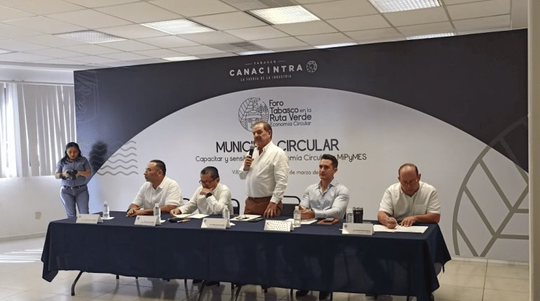 Tabasco rezagado en economía circular reutilizando desechos: Canacintra