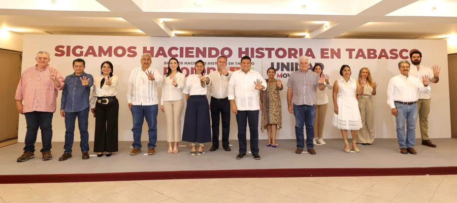 Afirma May que recorrerá más de la mitad de Tabasco, en primera semana de campaña