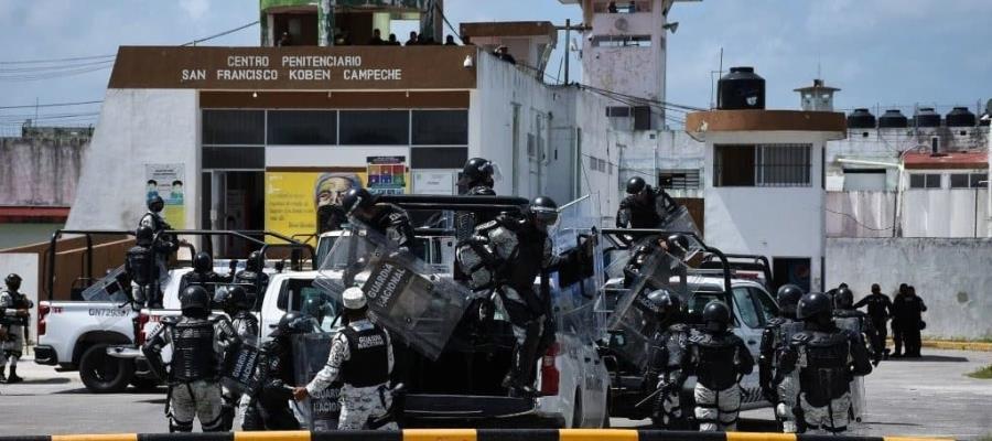 Traslado de reos termina en motín en penal de Campeche; hay más de 30 lesionados