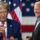 Biden bromea sobre Trump y lo llama "viejo" y "mentalmente inadecuado"