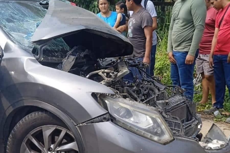 Choque deja a conductor herido entre los fierros retorcidos en bulevar de Paraíso