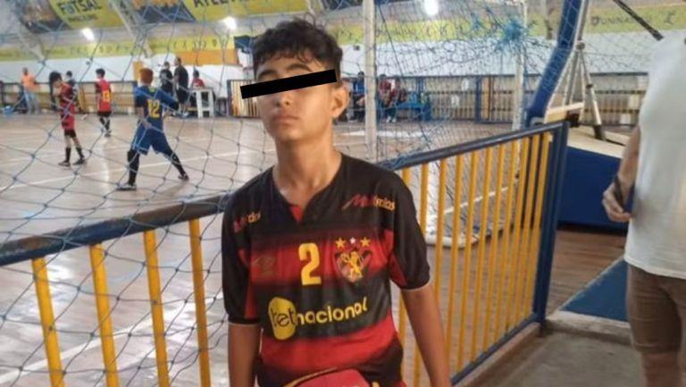 Futbolista de 13 años, fallece tras ser impactado por bala perdida en Brasil