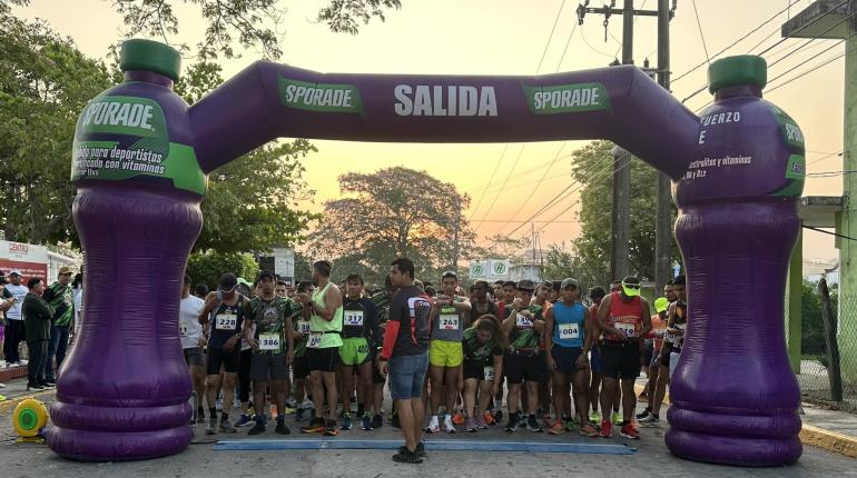 Genoveva Jalagat y Diego Armando Juárez, ganan carrera UJAT