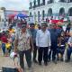 Cumplen burócratas 11 días de protesta frente a Palacio de Gobierno