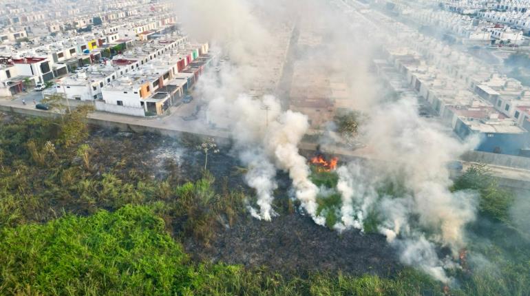 Sofocan Protección Civil y Bomberos, dos incendios en Centro