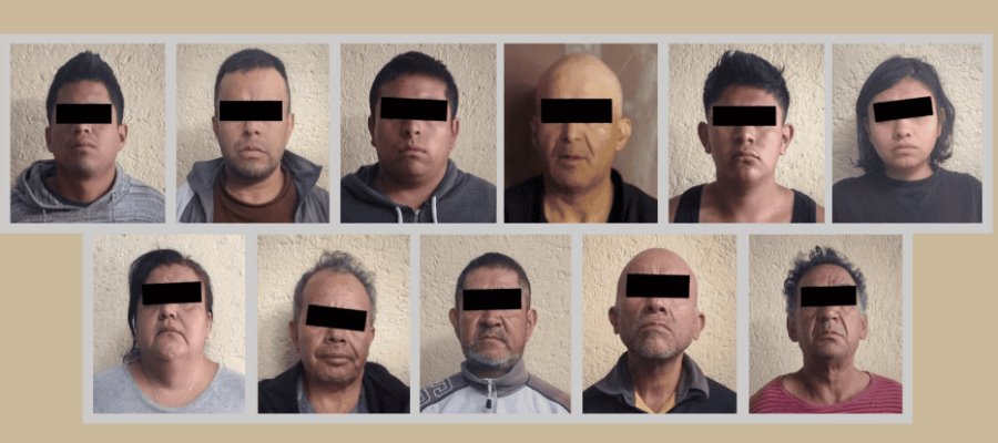 Hallan fosa clandestina en Edomex y detienen a 13 personas