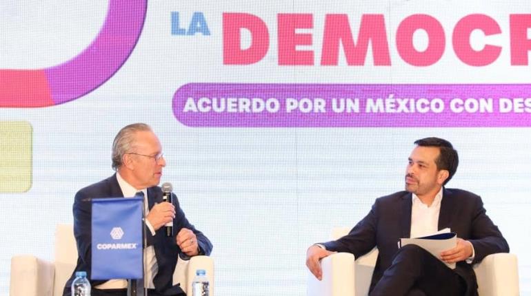 Firma Álvarez Máynez acuerdo de Desarrollo Inclusivo con Coparmex