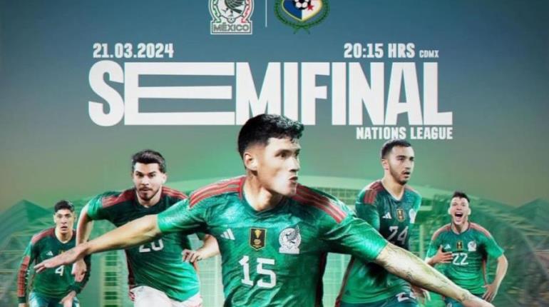 México enfrenta hoy a Panamá en semifinales de la Nations League