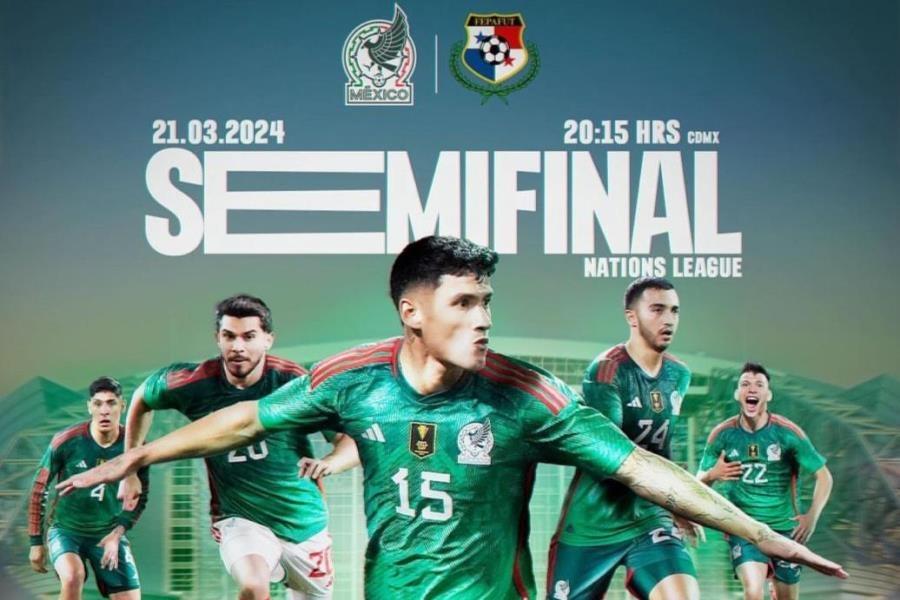 México enfrenta hoy a Panamá en semifinales de la Nations League