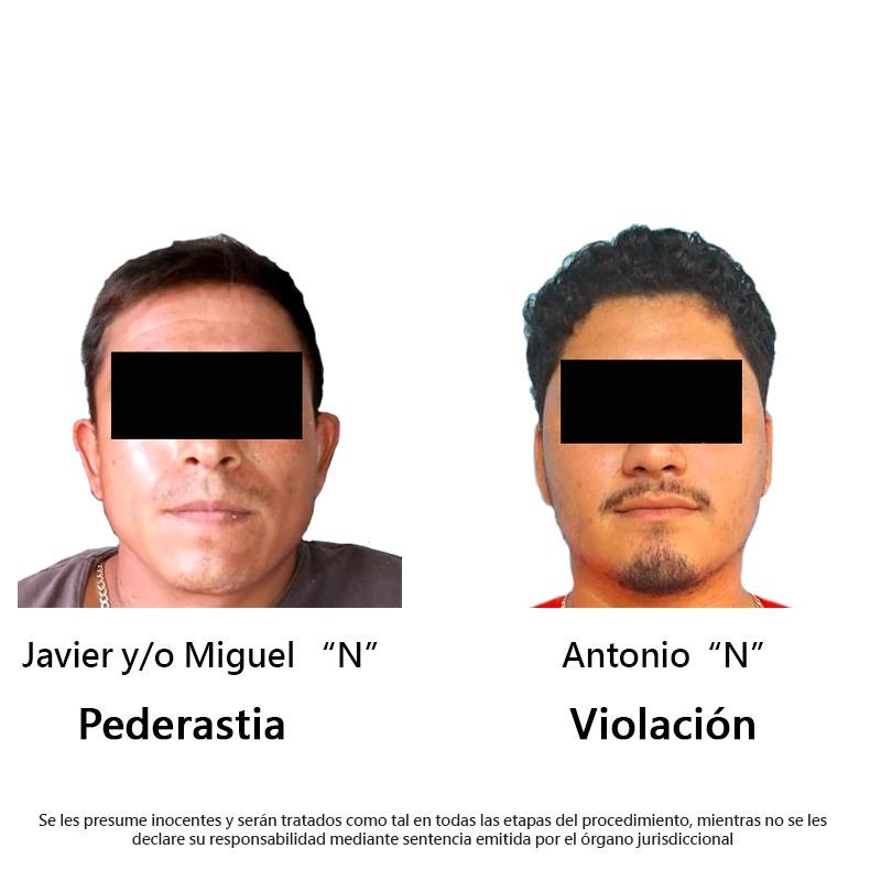 Detienen en Centro y Comalcalco a 2 agresores sexuales