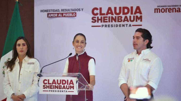 Asegura Sheinbaum, desde Coahuila, que ganará el debate presidencial porque tiene propuestas