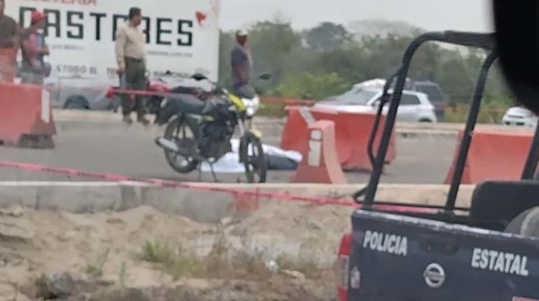 Fallece motociclista en la Cárdenas-Villahermosa