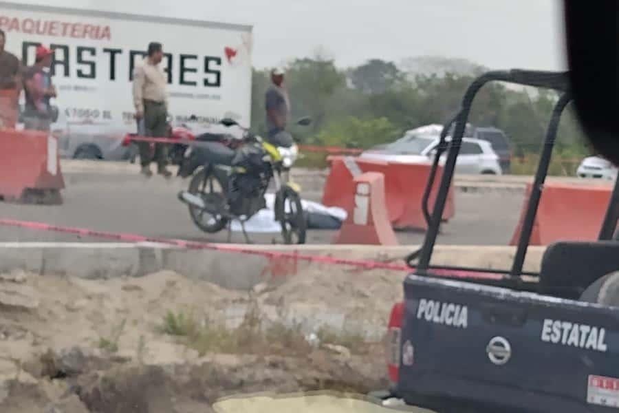 Fallece motociclista en la Cárdenas-Villahermosa