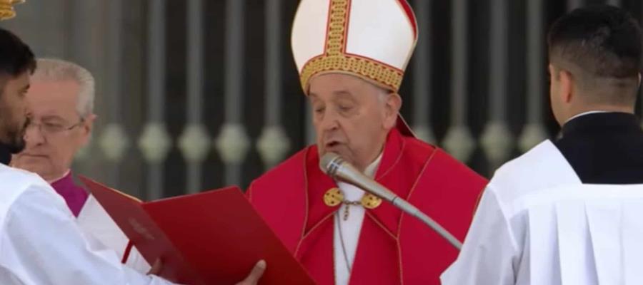 Pide Papa Francisco por víctimas de las guerras durante Domingo de Ramos