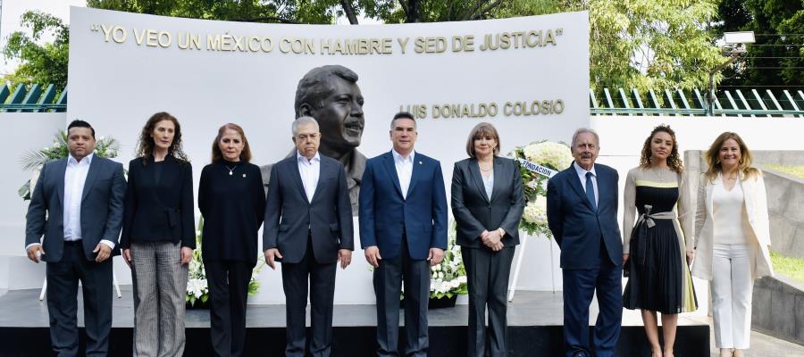 Recuerda PRI a Luis Donaldo Colosio a 30 años de su magnicidio