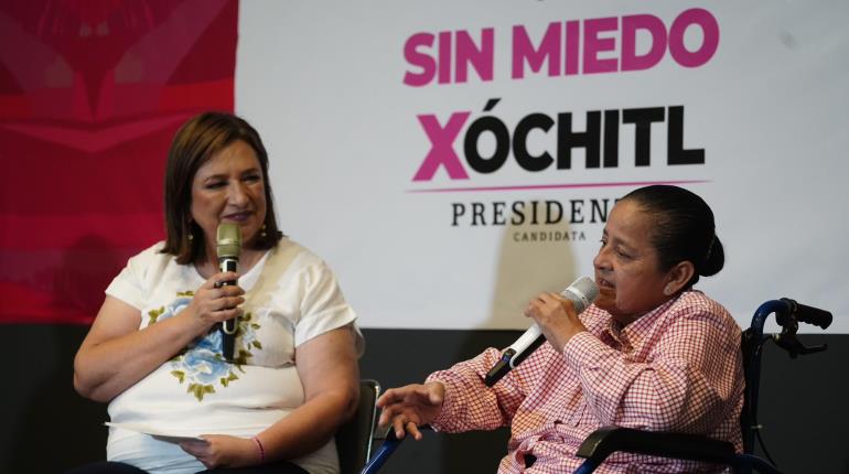 "Me da lo mismo", dice Xóchilt desde Oaxaca sobre turno en el debate presidencial