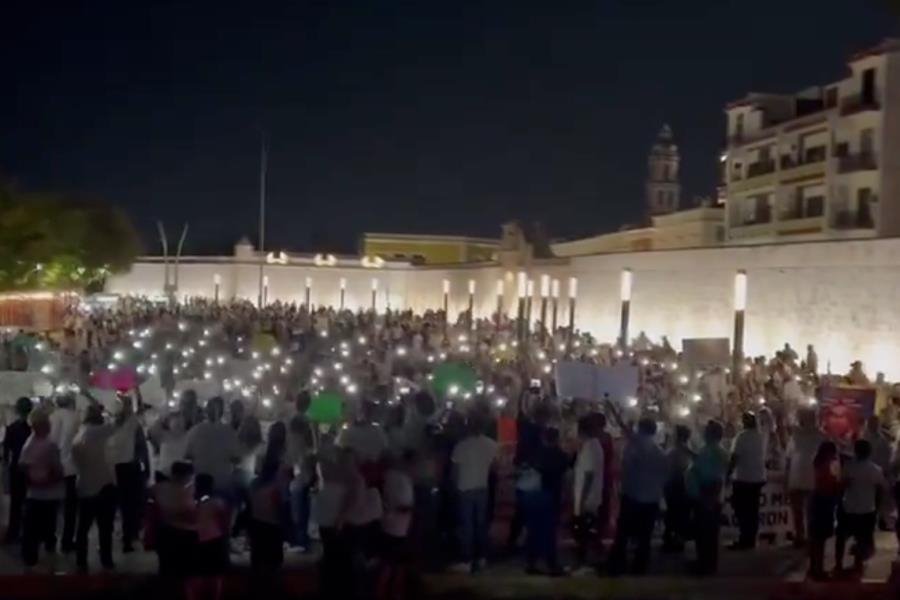 Marchan otra vez en Campeche contra Layda Sansores