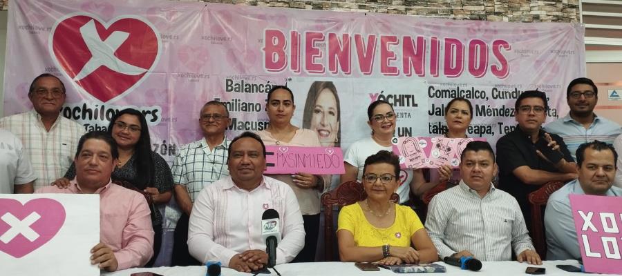 Se evalúa segunda visita de Xóchitl a Tabasco, adelanta equipo local de campaña