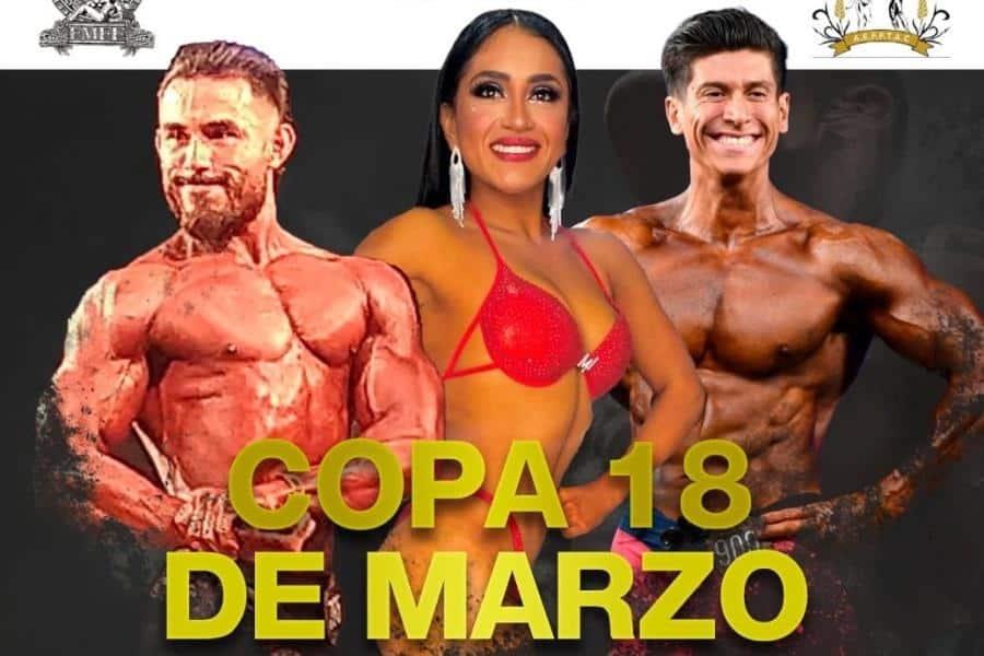 Habrá 6 categorías en Copa 18 de Marzo de Fisicoconstructivismo; será selectivo para evento nacional