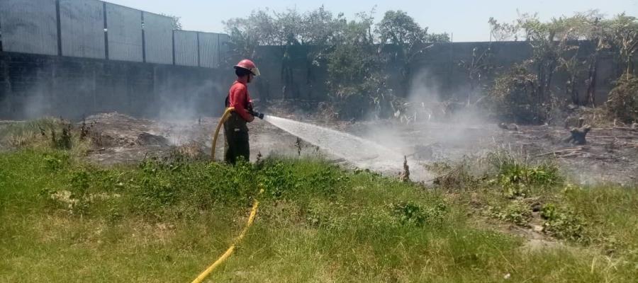 ¡Arde Tabasco! Autoridades sofocan 6 incendios de pastizales tan solo este martes