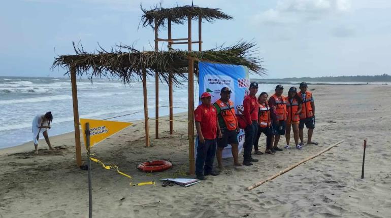 Izan bandera amarilla en playas de Cárdenas y Paraíso