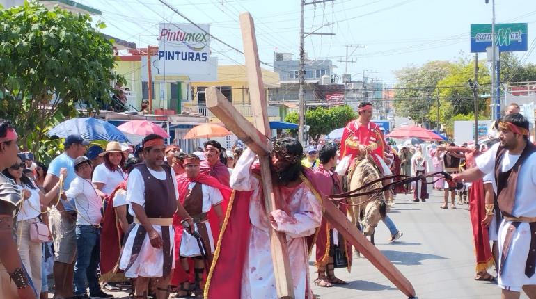 Viven creyentes edición 55 del Viacrucis de Tamulté