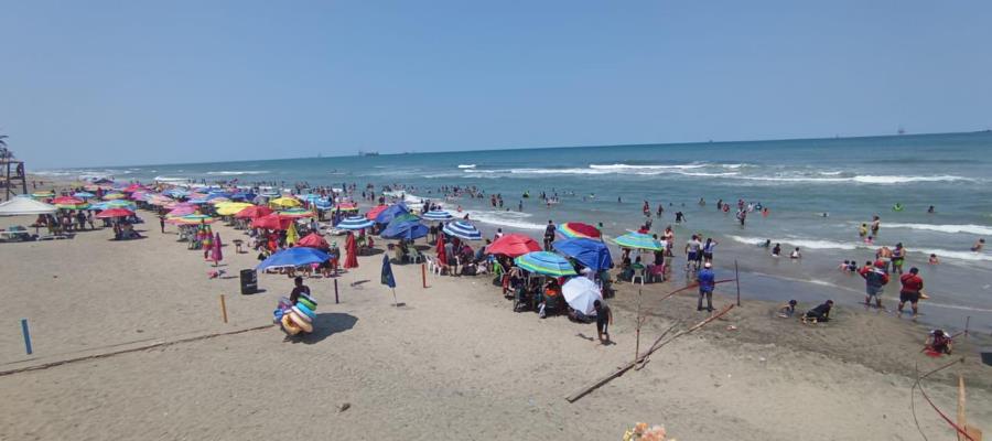 Reportan más de 17 mil visitantes a playas y balnearios de Tabasco en un fin de semana