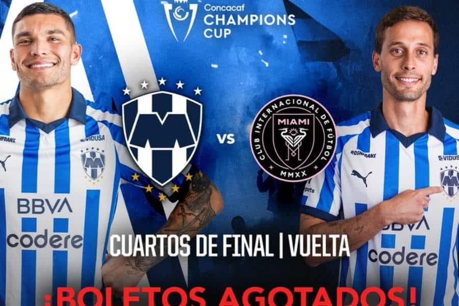 Aunque Messi es duda, se agotan boletos para Rayados Vs Miami 