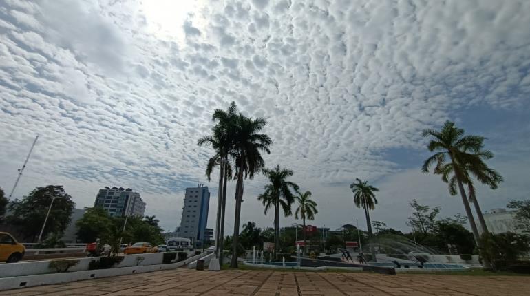 Cielo parcialmente nublado y sin lluvias se espera para este domingo en Tabasco