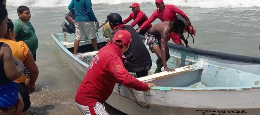 Rescatan a 6 bañistas en playas de Tabasco sólo este domingo