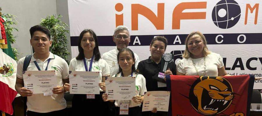 Tabasqueños representarán a México en Argentina con proyecto informático para prevenir suicidios