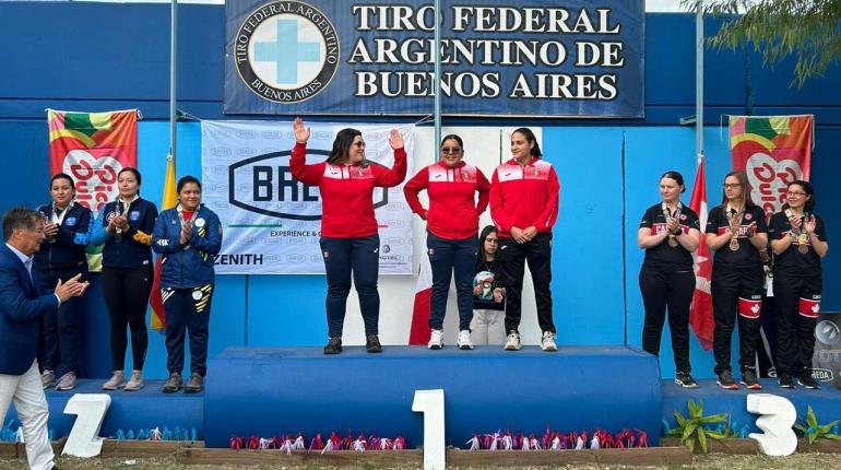 Mexicanas logran oro en Campeonato de Las Américas de Tiro Deportivo