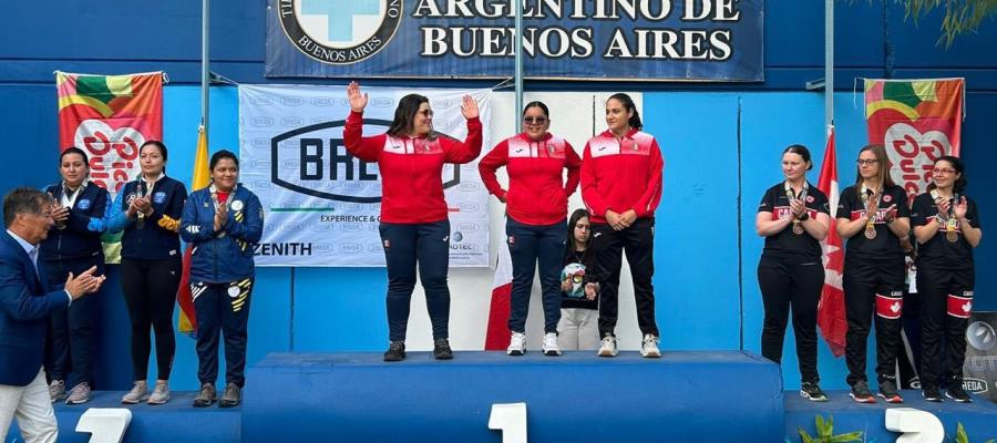 Mexicanas logran oro en Campeonato de Las Américas de Tiro Deportivo