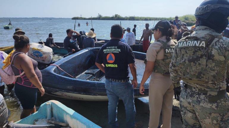 2 turistas muertos deja volcadura de lancha en Coyuca, Guerrero